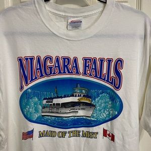 Vintage 90s Niagara Falls Maid of the Midst Souvenir Tee